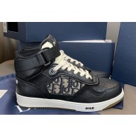 Dior Smooth Calfskin B27 Women/Men High-Top Sneakers Top Quality 01 2024