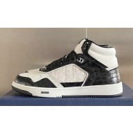 Dior Smooth Calfskin B27 Women/Men High-Top Sneakers Top Quality 08 2024