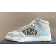 Dior Smooth Calfskin B27 Women/Men High-Top Sneakers Top Quality 13 2024