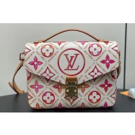 Louis Vuitton Monogram Tiles canvas Pochette Métis Bag M11461 Coral 2024