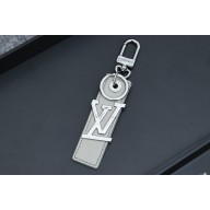 Louis Vuitton LV Oblique Tab Key Holder and Bag Charm M01473 Gray