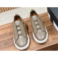 Ermenegildo Zegna Triple Stitch™ deerskin Men's sneakers 04 2024