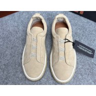 Ermenegildo Zegna Triple Stitch™ suede Men's sneakers espadrilles 11 2024