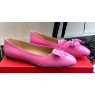 Ferragamo Ballet flats Pink with padded Vara bow 2024