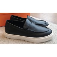 Hermes Women/Men Ike slip-on sneakers with iconic "H" cut-out detail 05 2024