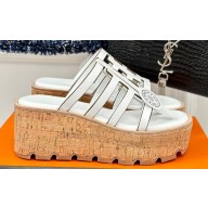 Hermes Isabella 30 sandals with iconic "H" cut-out in calfskin 07 2024