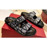 Valentino Vlogo Toile Iconographe Women/Men slide sandals 06 2024