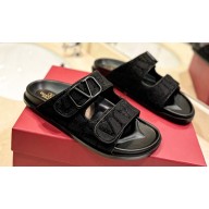Valentino Vlogo Toile Iconographe Women/Men slide sandals 10 2024