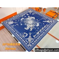 Hermes scarf 90x90cm in silk twill Top Quality 170 2024