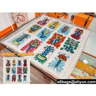Hermes scarf 90x90cm in silk twill Top Quality 162 2024