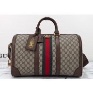 Gucci Savoy Medium Duffle Bag 724642 Beige GG Supreme canvas Brown 2024