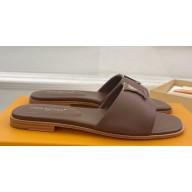 Louis Vuitton LV Capri Flat Mules Calf leather Coffee 2024
