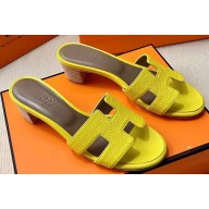 Hermes Heel 5cm Oasis Sandals in Togo Leather (original quality) 38