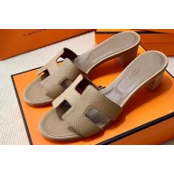 Hermes Heel 5cm Oasis Sandals in Togo Leather (original quality) 43