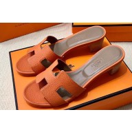 Hermes Heel 5cm Oasis Sandals in Togo Leather (original quality) 46