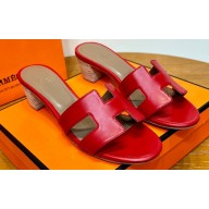 Hermes Heel 5cm Oasis Sandals in Swift Box Calfskin (original quality) 51