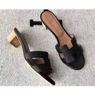 Hermes Heel 5cm Oasis Sandals in Togo Leather (original quality) 17
