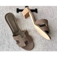 Hermes Heel 5cm Oasis Sandals in Togo Leather (original quality) 18