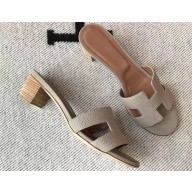Hermes Heel 5cm Oasis Sandals in Togo Leather (original quality) 21