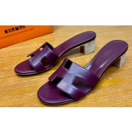 Hermes Heel 5cm Oasis Sandals in Swift Box Calfskin (original quality) 38