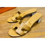 Hermes Heel 5cm Oasis Sandals in Swift Box Calfskin (original quality) 39