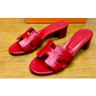 Hermes Heel 5cm Oasis Sandals in Swift Box Calfskin (original quality) 41