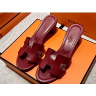 Hermes Heel 5cm Oasis Sandals in Swift Box Calfskin (original quality) 96