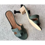 Hermes Heel 5cm Oasis Sandals in Swift Box Calfskin (original quality) 03