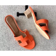 Hermes Heel 5cm Oasis Sandals in Swift Box Calfskin (original quality) 05