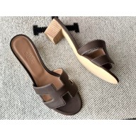 Hermes Heel 5cm Oasis Sandals in Swift Box Calfskin (original quality) 18