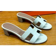 Hermes Heel 5cm Oasis Sandals in Swift Box Calfskin (original quality) 45