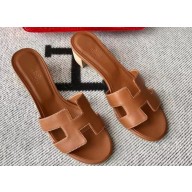 Hermes Heel 5cm Oasis Sandals in Swift Box Calfskin (original quality) 28