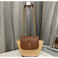 Saint Laurent MINI Manon bag in raffia 774269 2024