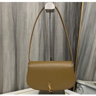 Saint Laurent VOLTAIRE BOX Leather Mini Shoulder Bag 779642 Brown 2024