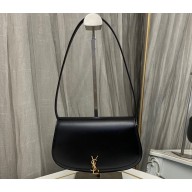 Saint Laurent VOLTAIRE BOX Leather Mini Shoulder Bag 779642 Black 2024