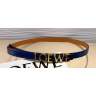 Loewe Width 1.5cm Belt in smooth calfskin with metallic LOEWE lettering 03