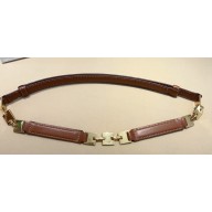 Celine Square Adjustable Belt In Taurillon Leather Camel