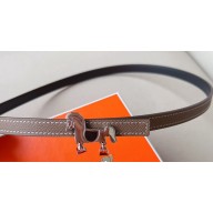 Hermes Tornade belt buckle & Reversible leather strap 13 mm 03