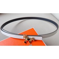 Hermes Tornade belt buckle & Reversible leather strap 13 mm 06