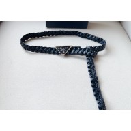 Prada Width 2.5cm Braided Nappa leather belt 04