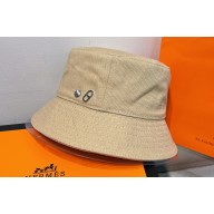 Hermes Calvi Seashell bucket hat Beige 2024