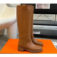 Hermes Heel 4.5cm Horse boots in calfskin Brown 2024