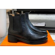 Hermes Heel 4.5cm Findlay ankle boots in Calfskin Black 2024