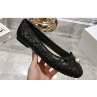 Dior Dioramour Ballet Flats in Quilted Cannage Calfskin Black 2024