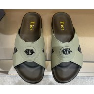 Dior Alias Men's Sandals Khaki 03 2024