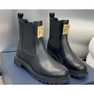 Miss Dior Heel 2.5cm Ankle Boots in Black Calfskin 2024