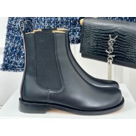 Loewe Campo Chelsea boot in calfskin Black 2024