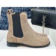 Loewe Campo Chelsea boot in brushed suede Khaki 2024