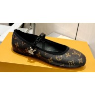 Louis Vuitton Romy Flat Ballerinas Monogram Canvas 2024