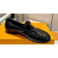Louis Vuitton Soho Flat Mary Janes Naplak Black 1ACYV2 2024